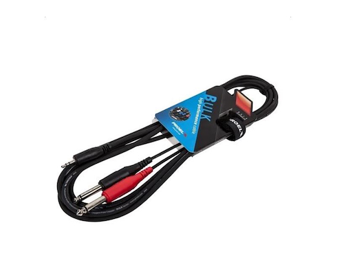 PROEL BULK505LU3 Cable 2 plug-miniplug stereo, 3mts