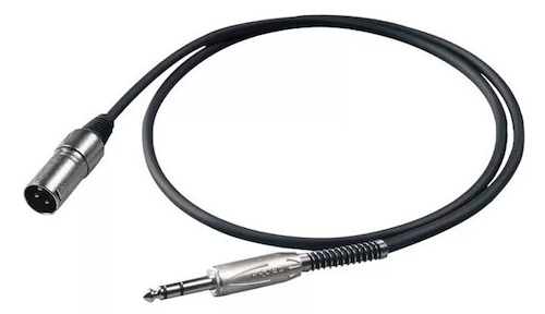 PROEL BULK230LU3 Cable Canon macho-plug STEREO, 3 mts.