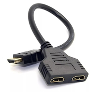 PRONEXT HDMI-DIVISOR 1X2 SPLITTER 1 ENTRADA Y 2 SALIDAS HDMI