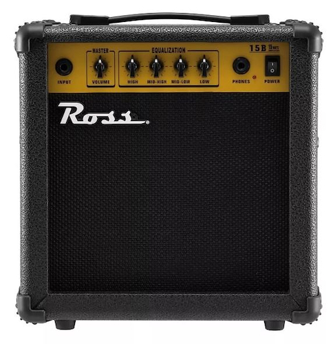 ROSS 15B Amplificador para Bajo 15 watts, 6.5