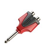 ROXTONE RPAN335 ADAPTADOR PLUG 6.3 MONO A 2 RCA