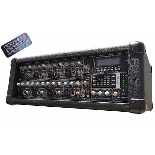 SANRAI JMP-8150 USB CABEZAL AMPLIFICADO 8CH CON USB + BT
