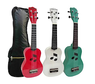 SANTA CRUZ UK210N-RD Ukelele 21