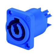 SEETRONIC SAC3MPA Conector Powercon Macho P/ Chasis Azul (Cuadrado)