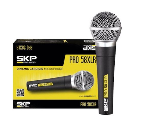 SKP PRO-58 XLR MICRÓFONO DE MANO T/SM58
