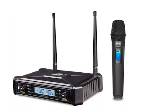 SKP UHF-700 PRO Micrófono inalámbrico de mano y bodypack (lavaliere o headse