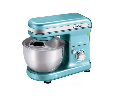 SMARTEK KITCHEN ASSIST BATIDORA PLANETARIA 600 WATTS / BOWL ACERO DE 1.5 LTS / 6 NI