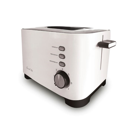 SMARTEK T-900 TOSTADORA ELECTRICA/DOBLE/7 NIVELES POTENCIA/ 2 FUNCIONES
