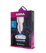 SOUL CA-USB-PD CARGADOR + CABLE PARA ENCENDEDOR TYPE C 20W+QC3.0