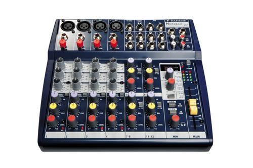 SOUNDCRAFT NOTEPAD-124 CONSOLA DE SONIDO 12 CH