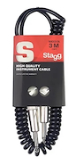 STAGG SGCC3DL CABLE PLUG PLUG STANDARD 6MM RULO 3 MTS