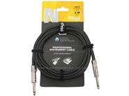 STAGG NGC3 Cable PLUG-PLUG PROFESIONAL 6mm. - 3 mts.