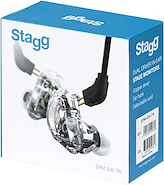 STAGG SPM235TR AURICULARES IN EARS STAGG ALTA RESOLUCION TRANSPARENTES - IN