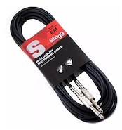 STAGG GC-6P Cable PLUG-PLUG standard 6mm. - 6 mts.