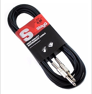 STAGG SGC6 Cable PLUG-PLUG standard 6mm. - 6 mts.