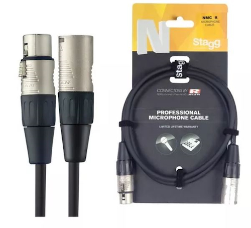 STAGG NMC10XX Cable canon canon profesional 6mm 10 mts