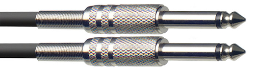 STAGG SGC1.5 Cable PLUG-PLUG standard 6mm. - 1,5 mts.
