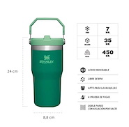 STANLEY FLIP STRAW TUMBLER Botella Térmica Stanley Flip Straw 591 ML 7 HRS FRIO