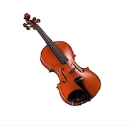 STRADELLA MV141144 Violin 4/4 macizo tapa pino, fondo maple 4 afinadores metali