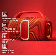 STROMBERG GROOVE Parlante Portatil Boombox Stromberg Groove Bluetooth Ipx4 Fm