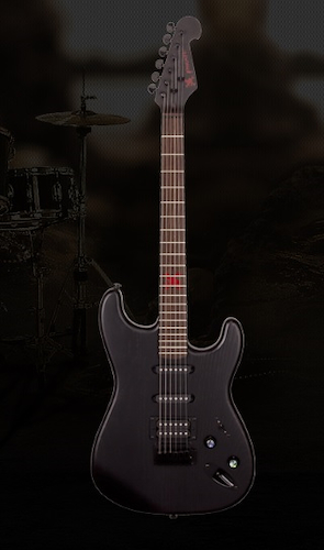SX PEG-1 Guitarra Eléctrica / TIPO STRATO NEGRA SATINADA PIRATE