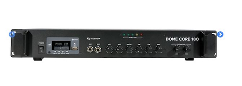 TECSHOW DOME CORE 180 Amplificador para instalaciones de 180W. Salida de línea de