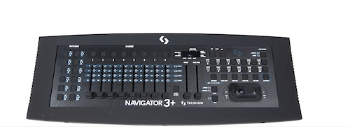 TECSHOW Navigator 3+ Controlador apto para consola DMX o controlador MIDI. Joysti