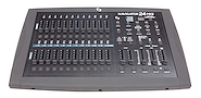 TECSHOW Navigator 24 MKII Consola DMX para luces fijas de 24 canales, con 24 faders. 9