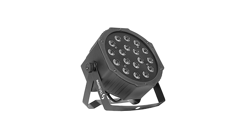 TECSHOW Cosmo-18 SPOT 18 LEDs RGB de 1W (6R, 6G, 6B)