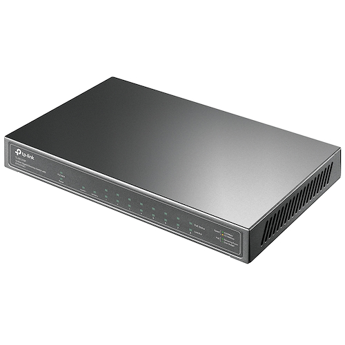 TP-LINK SG-1210P SWITCH GIGABIT / 9 PUERTOS / 8 POE / ACERO