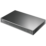 TP-LINK SG-1210P SWITCH GIGABIT / 9 PUERTOS / 8 POE / ACERO
