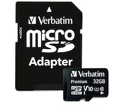 VERBATIM MICROSD-32GB MEMORIA MICRO SD 32 GB C/ADAP A SD ( CLASE10 )
