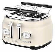 WESTINGHOUSE TM-1600 TOSTADORA RETRO 4 RODAJAS DE PAN 220W/ VARIOS COLORES