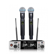 XP AUDIO UM2D-S(HH) MICROFONO INALAMBRICO DE MANO DOBLE UHF