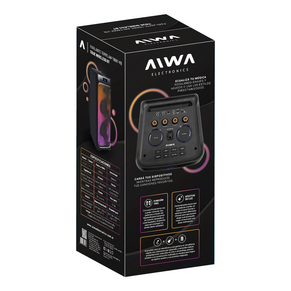 PARLANTE TORRE BLUETOOTH-WOOFER 6.5