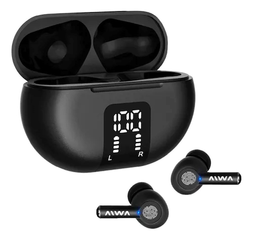 AURICULARES INALAMBRICOS BLUETOOHT 5.3-TOUCH MULTIFUNCION AIWA TWA-100N miniatura