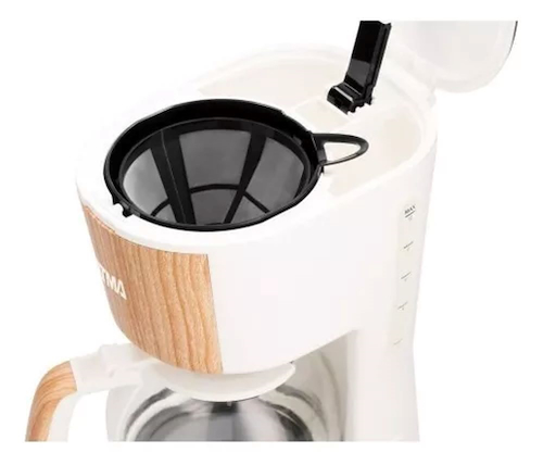 CAFETERA FILTRO-LINEA NORDICA-12 POCILLOS-1.25LTS-INDICADOR ATMA CAATW21WP miniatura