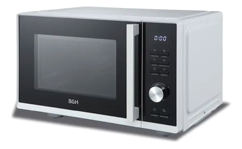 MICROONDAS DIGITAL 25LTS-FLAT COOK-AIRFRYER-900W-BLANCO BGH B325DFB24