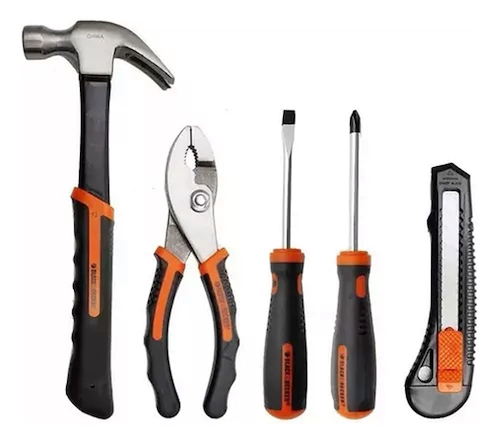 SET DE HERRAMIENTAS 5 PIEZAS BLACK Y DECKER HDT51907