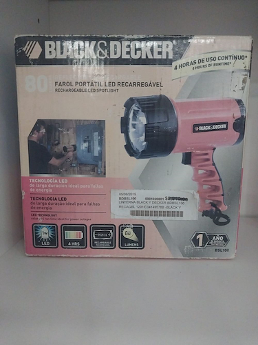 LINTERNA-RECARGABLE BLACK Y DECKER BDBSL100