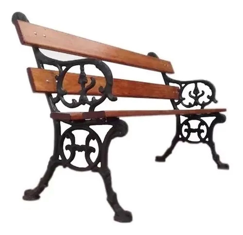 BANCO DE PLAZA 150CM-4 TABLAS BARNIZADO-RESPALDO-APOYA BRAZO BUCCI 150T