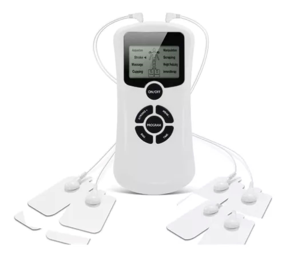 ELECTRO ESTIMULADOR- PORTATIL-8 ELECTRODOS CALIBER F-2022 PRO