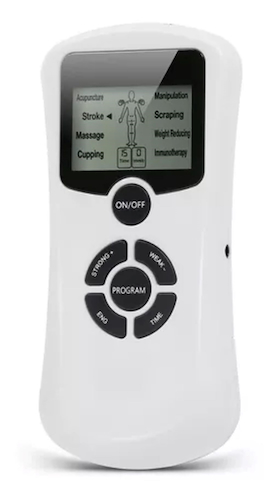 ELECTRO ESTIMULADOR- PORTATIL-2 ELECTRODOS CALIBER F-9922 NEO
