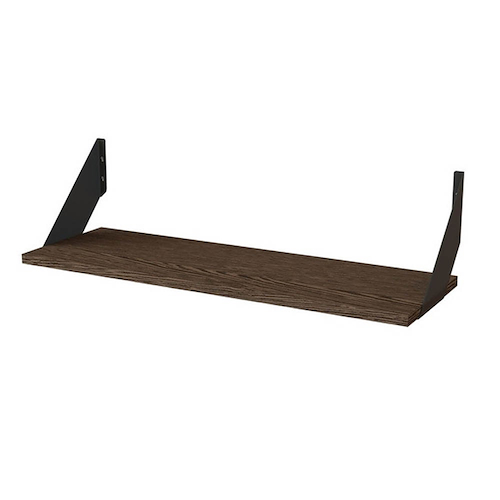 ESTANTE CON MENSULA-WENGUE-60X30 CENTRO ESTANT CE60305W