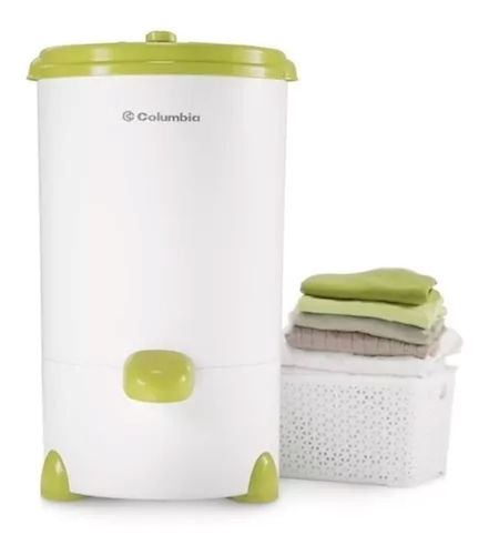 SECARROPA- 5.5 KG-VERDE OLIVA-PVC-2800RPM-TAMBOR DE ACERO COLUMBIA HTS5504
