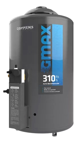 TERMOTANQUE GAS ALTA RECUPERACION 50LTS-BIGAS COPPENS GMAX310