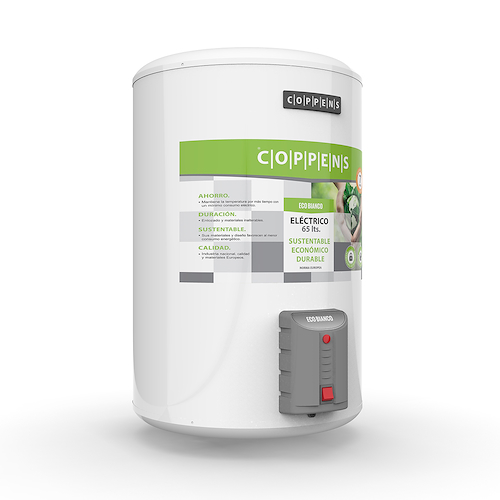 TERMOTANQUE ELECTRICO 65LTS-INFERIOR-1500W-POLURIETANO COPPENS TTQ65C