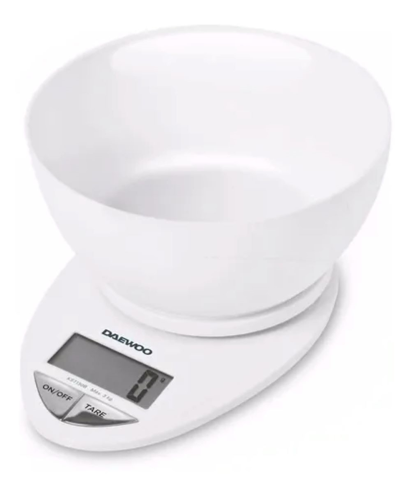 BALANZA DE COCINA DIGITAL CON BOWL DAEWOO KS7150B