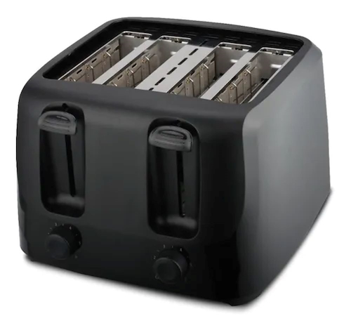 TOSTADORA-NEGRO-4 REBANADAS-1400W DAEWOO TTO8221B