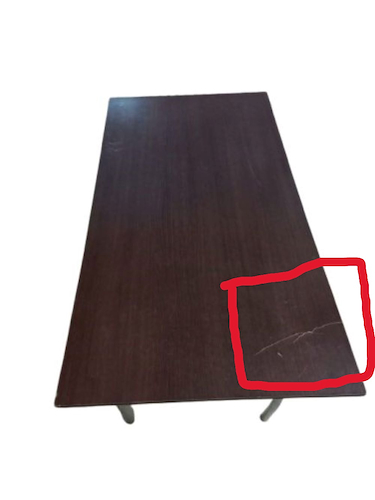 MESA-WENGUE-1.50X80CM OULET DAKOT CADIZ150W